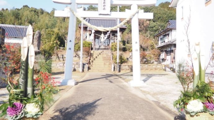 入道水菅原神社の樟（町指定天然記念物）