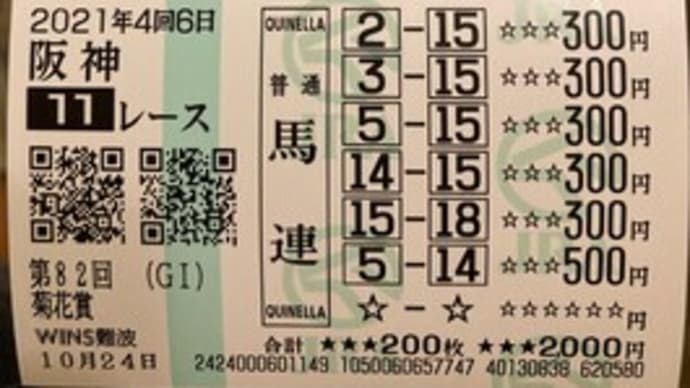 予想外のようで実は想定内も、あと一歩及ばずだった菊花賞