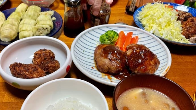 おチビの夕飯