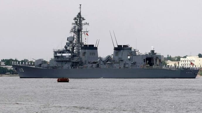 海自の護衛艦 25日に台湾海峡を初めて通過=報道