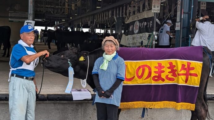令和6年度宮城県総合畜産共進会(肉用牛の部)において見事入賞!
