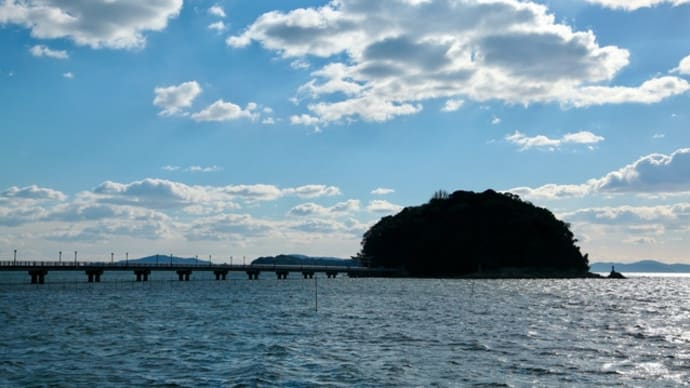 竹島海岸に寒さがやって来たぞ