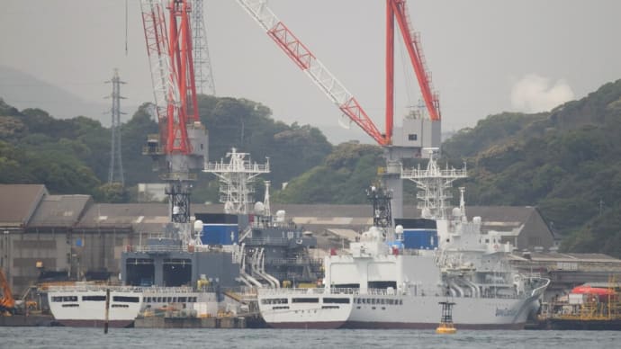 建造が進む新型巡視船 巡視船あさなぎ 巡視船ゆみはり
