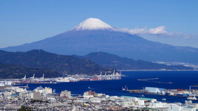日本平からの富士山（2021/12/4）