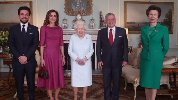 ヨルダン国王夫妻バッキンガム宮殿訪問