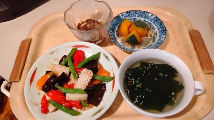 イカと野菜の中華炒め