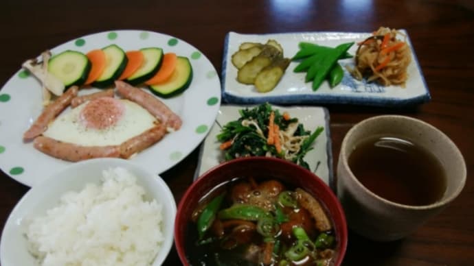 今日の朝ご飯