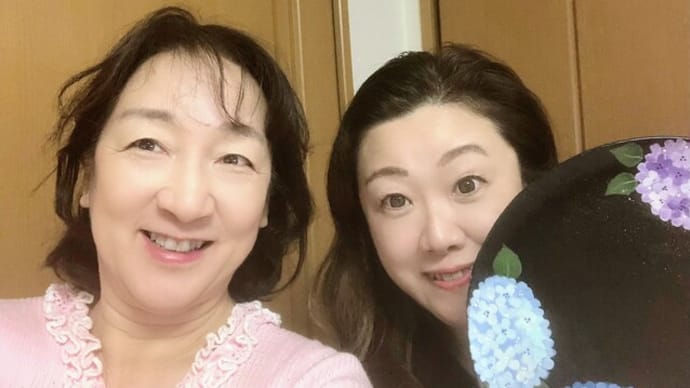 紫陽花のトールペイントに挑戦!