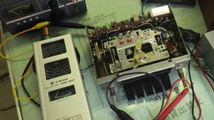 帝国電波(現クラリオン)製カーラジオRM-107(三菱キャブトラック搭載)の修理(3/6)