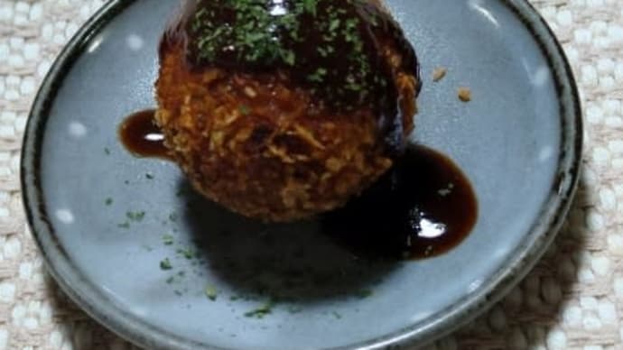 ミートコロッケたこ焼き風