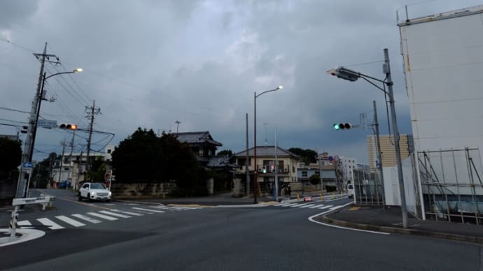08月21日 改修工事の足場。