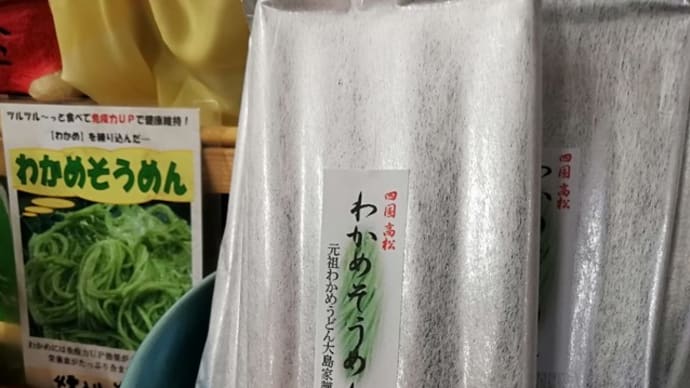 夏限定お中元セット♪ わかめ素麺 モフモフ♪