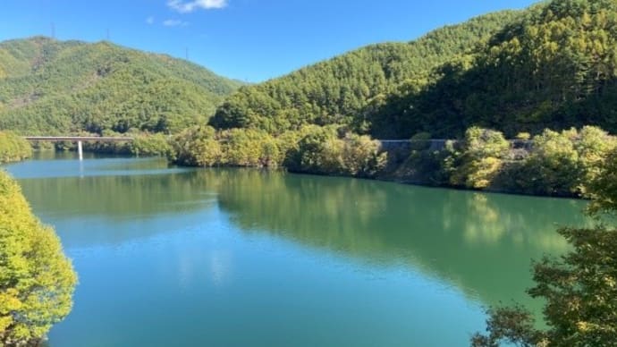 もみじ祭り初日のもみじ湖【箕輪町】