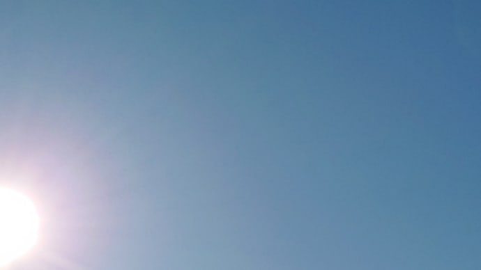 青い空・1日の始まり🎵エーデルワイス🎵
