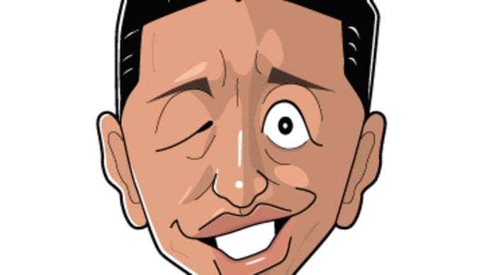内藤大助選手の似顔絵(再掲)。