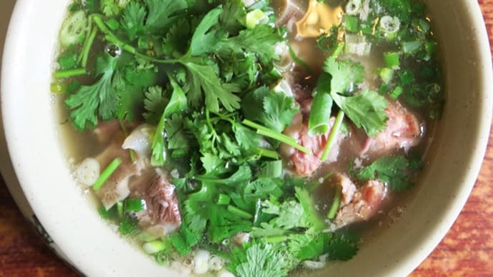 Asahi Grille(朝日グリル)@ Honolulu「Our "Famous" Oxtail Soup」