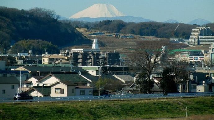 車窓からの富士山