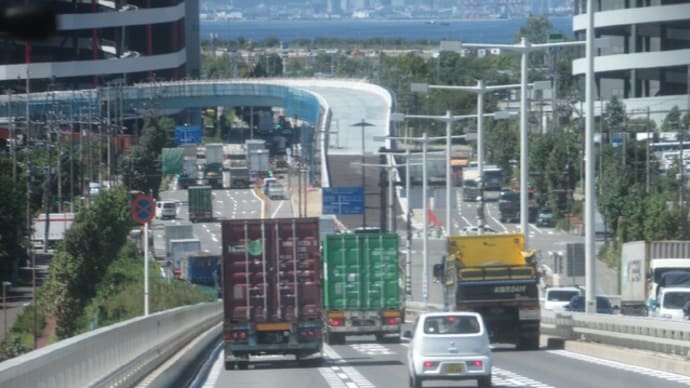 万博開催に向けての舞洲・夢洲内での道路工事状況(2024/9/11時点)