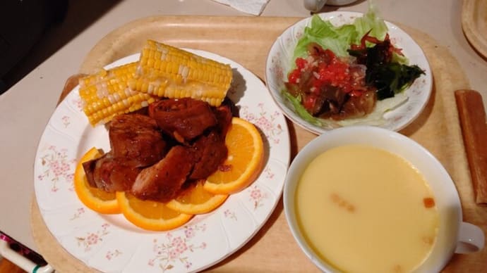 豚バラ肉のスペアリブ風 と 双葉出ました!