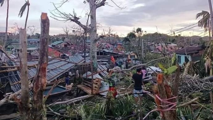 台風22号のフィリピンの被害
