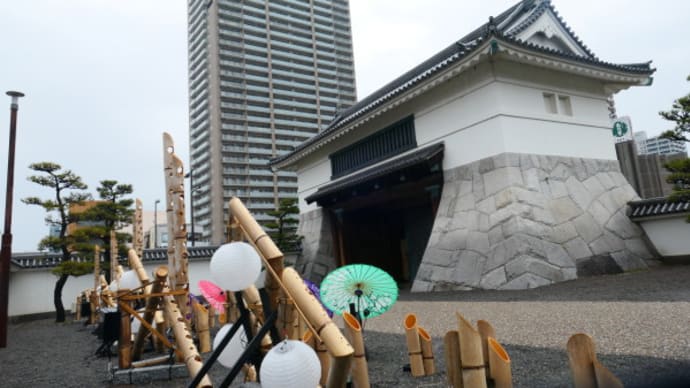 岡崎城跡の岡崎公園 散策記 on 2025-3-11 その9 大手門と二の丸井戸