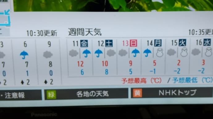 冬が近づいて来ました!