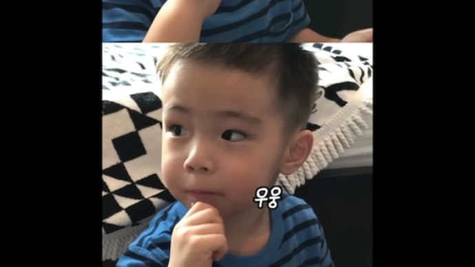 イ・ビョンホン、息子ジュヌくんの顔を初公開