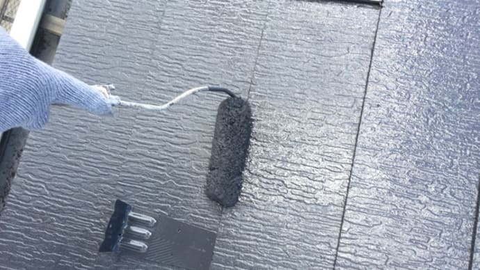 柏のO様の外壁塗装、屋根塗装の現場です。
