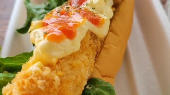 暖かい空の下で食べるバーガーは気分爽快・・!!