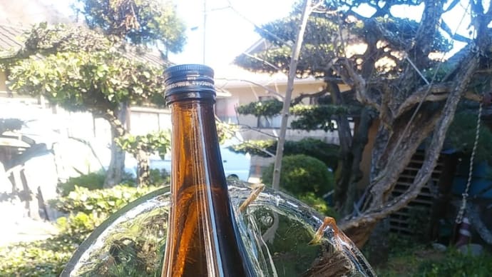 酒瓶が凍る!