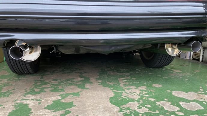 RX-7(FC3S) マフラー交換と追加メーター