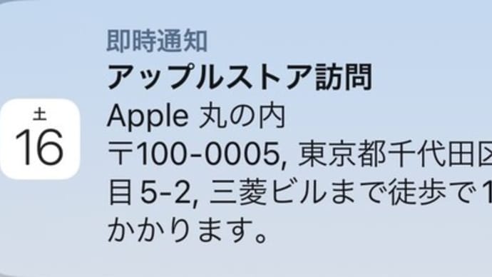 iPhoneが徒歩での移動を強いてきて困る
