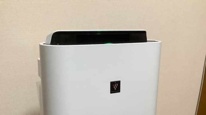 寝室に空気清浄器(加湿器付き)を購入しました。