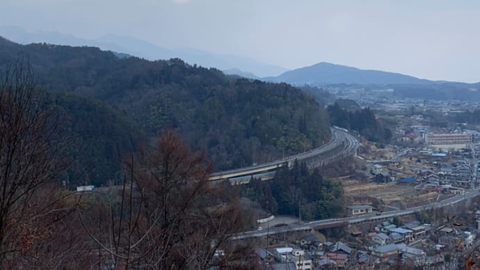 阿智村史跡・駒場城址からの眺望