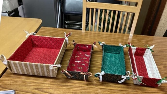 かわいい「小物入れ」を作りました!