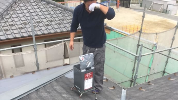市川の外壁塗装、屋根塗装です。