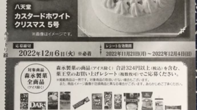 クリスマスケーキ情報