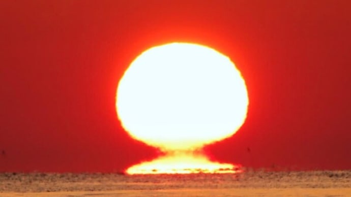 達磨太陽(朝陽) 2024年だるま朝日9号 5月14日