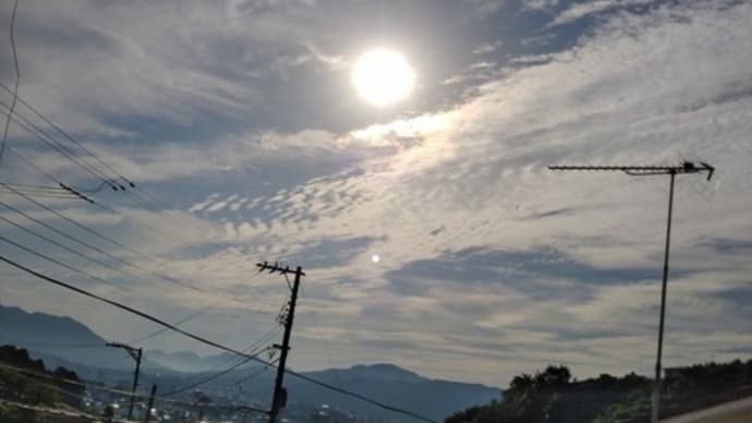 宇宙を行く龍の言葉 今日も面白い雲がたくさん見えましたよ
