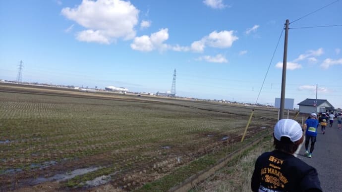 4年ぶりの新潟ハーフマラソン、田園地帯を気持ちよく(?)走った (3;最終)