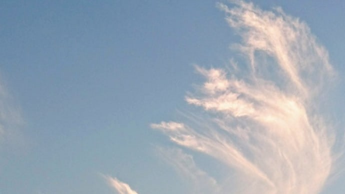 夕刻の空模様♪