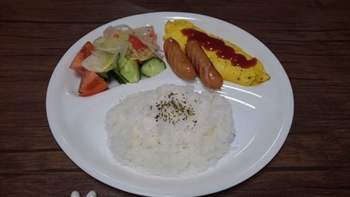 朝ごはんみたい?な今日のランチ。