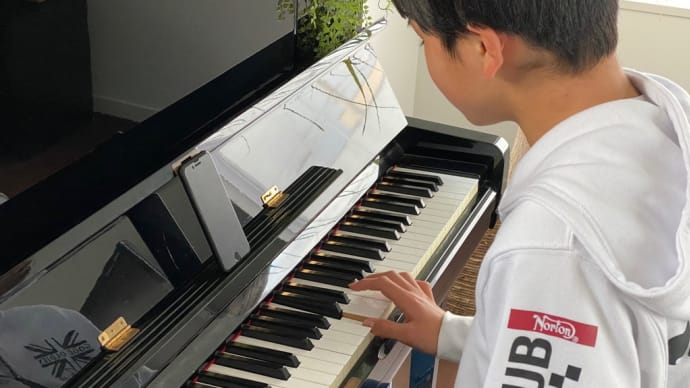 ピアノからの音色‼️