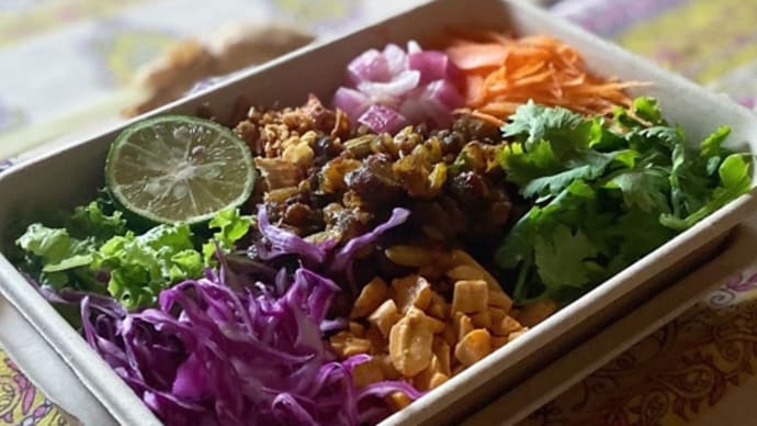 私弁☆アジアン混ぜごはん弁当♪