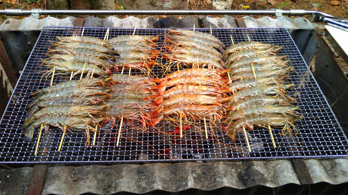 エビの塩焼き