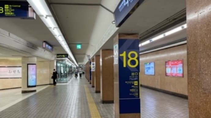 コロナになってから初めての電車