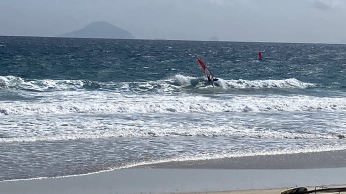 久しぶりの傾斜した海面 in 某所(その2)