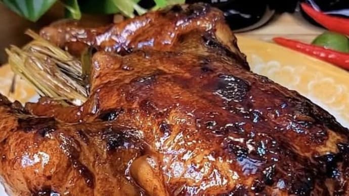 美味しい鶏の丸焼きレチョン・マノック