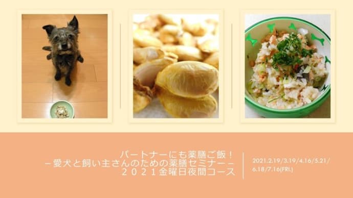 2021年の薬膳セミナー年間スケジュール発表!