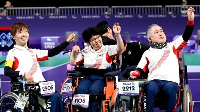 <パリパラリンピック2024> メダリスト 火ノ玉JAPAN-ボッチャチーム